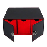 Maxbell Trading Card Storage Box Display Trading Card Storage Case for Playing Cards Red