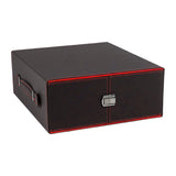 Maxbell Trading Card Storage Box Display Trading Card Storage Case for Playing Cards Red