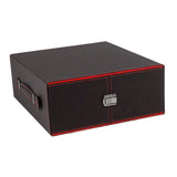 Maxbell Trading Card Storage Box Display Trading Card Storage Case for Playing Cards Red