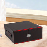Maxbell Trading Card Storage Box Display Trading Card Storage Case for Playing Cards Red