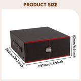 Maxbell Trading Card Storage Box Display Trading Card Storage Case for Playing Cards Red