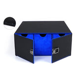 Maxbell Trading Card Storage Box Display Trading Card Storage Case for Playing Cards Blue