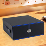 Maxbell Trading Card Storage Box Display Trading Card Storage Case for Playing Cards Blue
