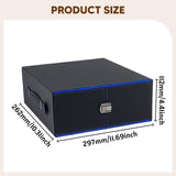 Maxbell Trading Card Storage Box Display Trading Card Storage Case for Playing Cards Blue