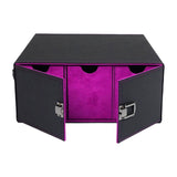 Maxbell Trading Card Storage Box Display Trading Card Storage Case for Playing Cards Purple