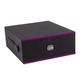 Maxbell Trading Card Storage Box Display Trading Card Storage Case for Playing Cards Purple