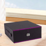 Maxbell Trading Card Storage Box Display Trading Card Storage Case for Playing Cards Purple
