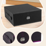 Maxbell Trading Card Storage Box Display Trading Card Storage Case for Playing Cards Purple