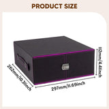 Maxbell Trading Card Storage Box Display Trading Card Storage Case for Playing Cards Purple