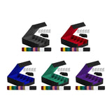 Maxbell Card Box Dustproof Collectibles with 24 Dividers and 5 Stands Container Gray