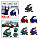 Maxbell Card Box Dustproof Collectibles with 24 Dividers and 5 Stands Container Gray