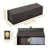 Maxbell Game Card Organizer Dustproof Trading Card Case for Baseball Card Adults