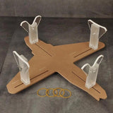 Maxbell Aircraft Model Rack Adjustable Stable Bracket Aircraft Painting Stand L