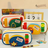 Maxbell Pencil Case Soft Storage Organizer Drawing Pen Bag for Students