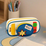 Maxbell Pencil Case Soft Storage Organizer Drawing Pen Bag for Students
