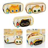 Maxbell Pencil Case Cat Design Make up Bag Cartoon Pen Bag for Kids