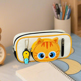 Maxbell Pencil Case Cat Design Make up Bag Cartoon Pen Bag for Kids