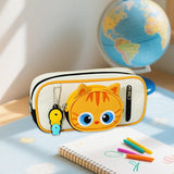 Maxbell Pencil Case Cat Design Make up Bag Cartoon Pen Bag for Kids