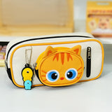 Maxbell Pencil Case Cat Design Make up Bag Cartoon Pen Bag for Kids