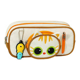 Maxbell Pencil Case Cat Design Make up Bag Cartoon Pen Bag for Kids