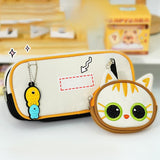 Maxbell Pencil Case Cat Design Make up Bag Cartoon Pen Bag for Kids