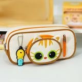 Maxbell Pencil Case Cat Design Make up Bag Cartoon Pen Bag for Kids