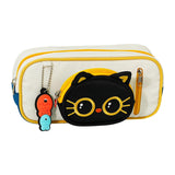 Maxbell Pencil Case Cat Design Make up Bag Cartoon Pen Bag for Kids