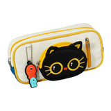 Maxbell Pencil Case Cat Design Make up Bag Cartoon Pen Bag for Kids