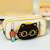 Maxbell Pencil Case Cat Design Make up Bag Cartoon Pen Bag for Kids