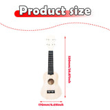 Maxbell Ukulele DIY Kit with Full Accessories Craft Handicraft Handmade Assembly Toy Round