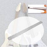 Maxbell Guitar Neck Notched Straight Ruler Versatile for Studios Workshops Musicians