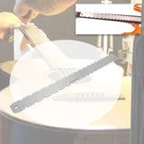 Maxbell Guitar Neck Notched Straight Ruler Versatile for Studios Workshops Musicians