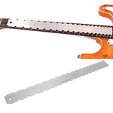 Maxbell Guitar Neck Notched Straight Ruler Versatile for Studios Workshops Musicians