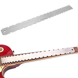 Maxbell Guitar Neck Notched Straight Ruler Versatile for Studios Workshops Musicians
