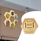 Maxbell Medal Display Stand Honeycomb Holder for Wall for Sports Hockey Basketball