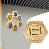 Maxbell Medal Display Stand Honeycomb Holder for Wall for Sports Hockey Basketball