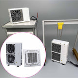 Maxbell Dollhouse Air Conditioning Conditioner 1/12 with Outdoor Unit for Doll House