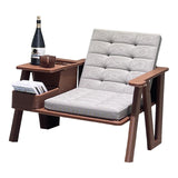 Maxbell 1: 12 Miniature Dollhouse Armchair End Table Accessories Decor Reading Chair