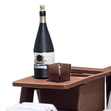 Maxbell 1: 12 Miniature Dollhouse Armchair End Table Accessories Decor Reading Chair