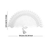 Maxbell Handheld Folding Fan Decorative Tai Fans for Concerts Party Gift