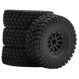Maxbell 4 Easy Installation Sturdy Model Professional Tires for 1/10 Black Wheel Hub