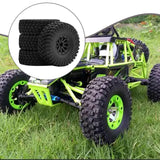 Maxbell 4 Easy Installation Sturdy Model Professional Tires for 1/10 Black Wheel Hub