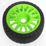 Maxbell 4 Pieces RC Wheel and Tire Spare Parts Replacement for 1/7 W233