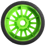 Maxbell 4 Pieces RC Wheel and Tire Spare Parts Replacement for 1/7 W233