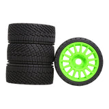 Maxbell 4 Pieces RC Wheel and Tire Spare Parts Replacement for 1/7 W233