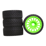 Maxbell 4 Pieces RC Wheel and Tire Spare Parts Replacement for 1/7 W233