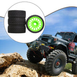 Maxbell 4 Pieces RC Wheel and Tire Spare Parts Replacement for 1/7 W233