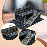 Maxbell 1/64 Parking Lot Diorama Micro Landscape Decor Decoration Showcase Organizer Style A