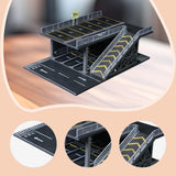 Maxbell 1/64 Parking Lot Diorama Micro Landscape Decor Decoration Showcase Organizer Style A