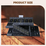 Maxbell 1/64 Parking Lot Diorama Micro Landscape Decor Decoration Showcase Organizer Style B